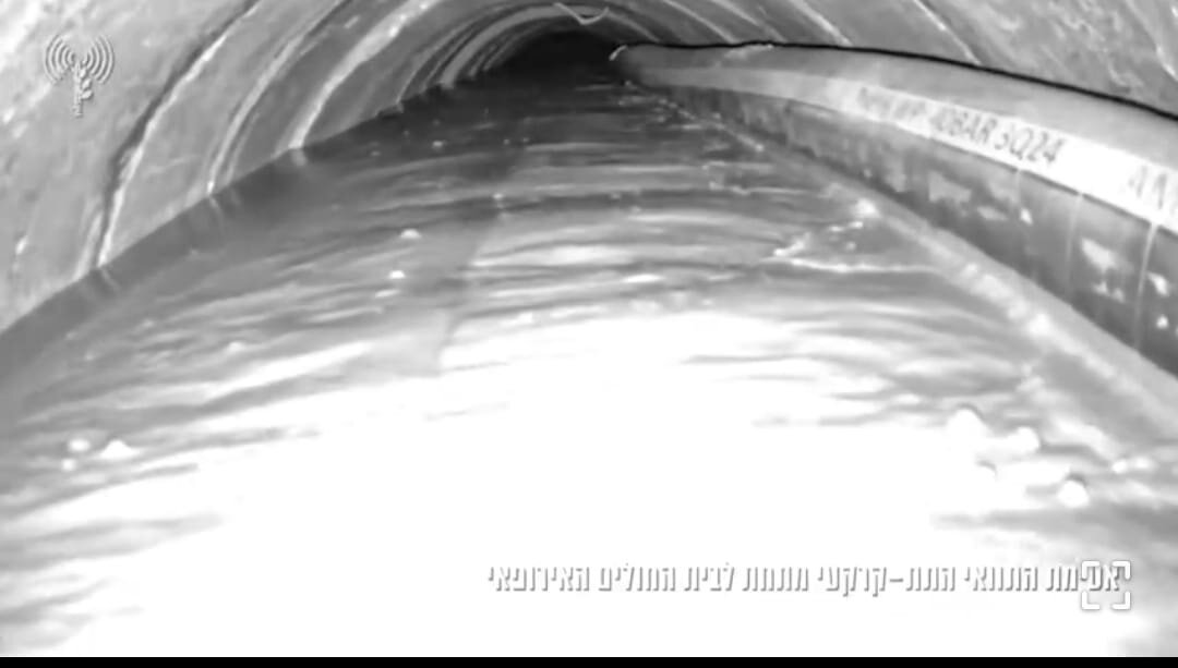 Həmas liderlərinin gizləndiyi tunel betonlandı-VİDEO