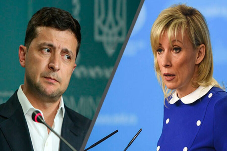 Zaxarova Zelenskini təhqir etdi