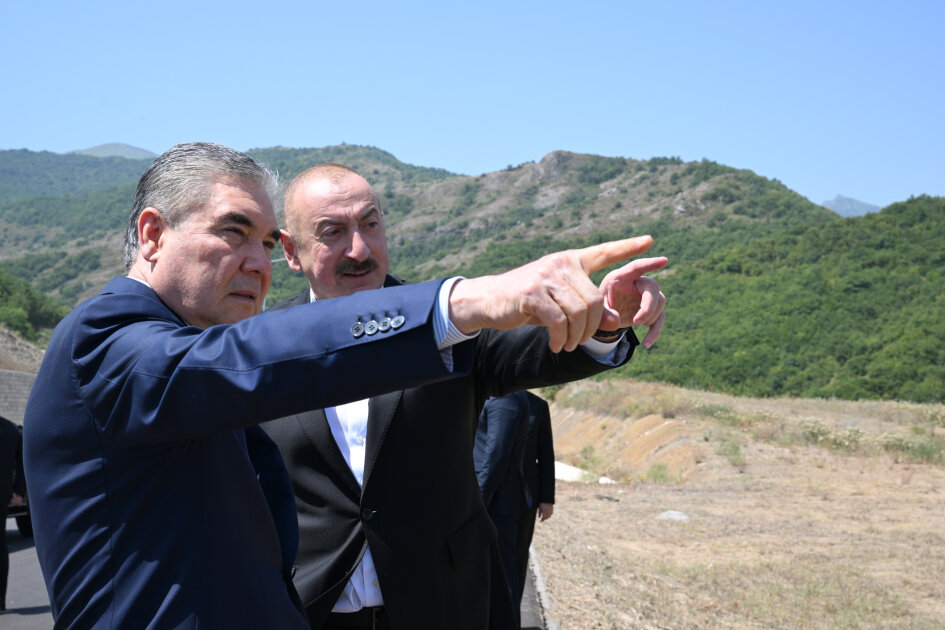 Prezidentlər Şuşada....