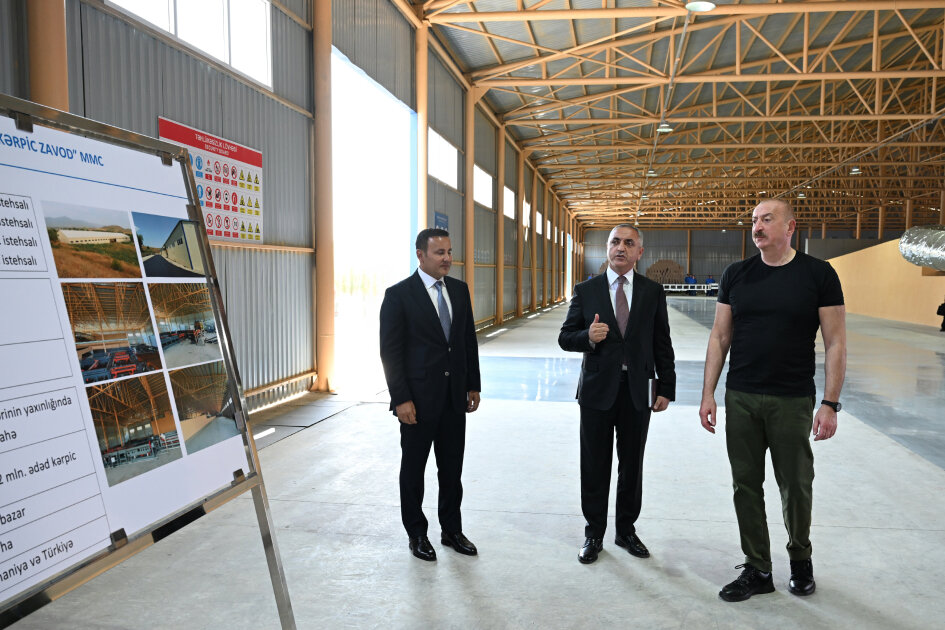 Xocalıda kərpic zavodu açıldı
