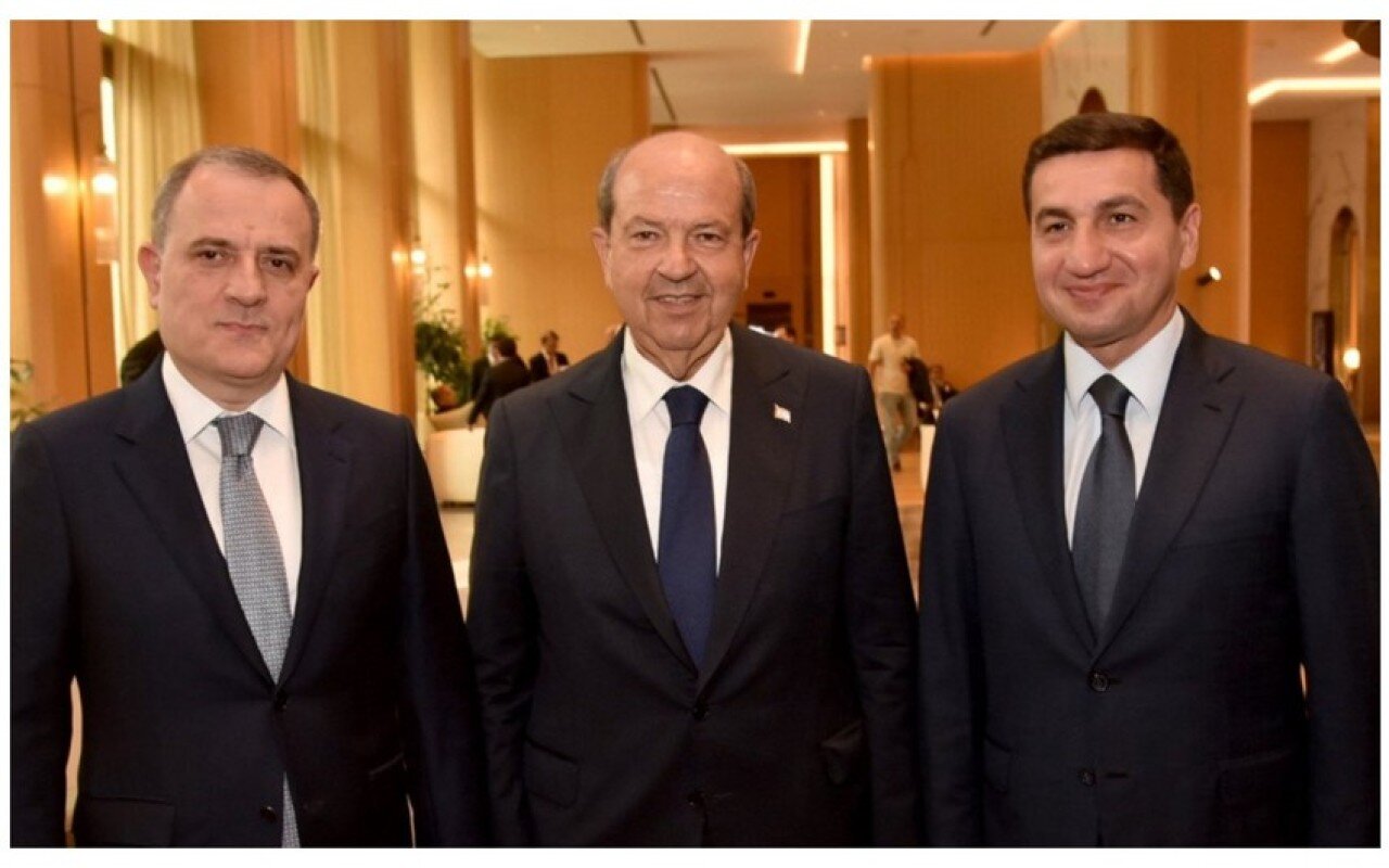 Ersin Tatar Ceyhun Bayramov və Hikmət Hacıyevlə görüşüb