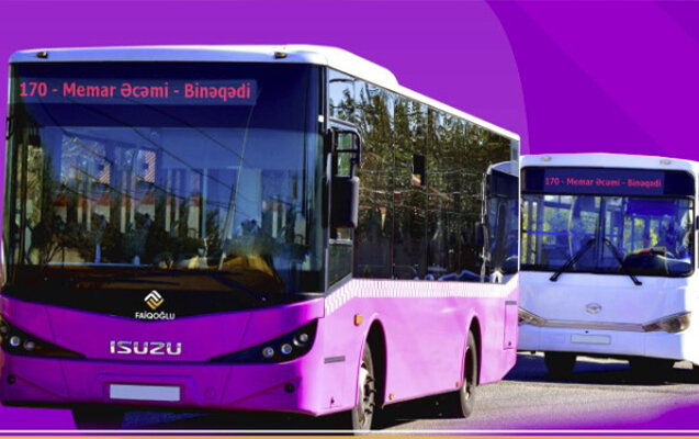 170 saylı avtobuslardan istifadə edənlərin nəzərinə