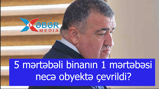 5 mərtəbəli binanın 1 mərtəbəsi necə obyektə çevrildi?-VİDEO