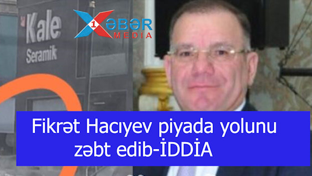 Fikrət Hacıyev piyada yolunu zəbt edib-İDDİA-VİDEO