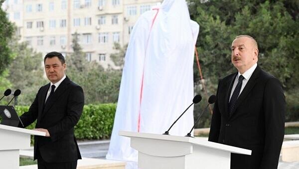 Azərbaycan və Qırğızıstan prezidentləri Ağdam rayonunun Xıdırlı kəndinin 1-ci mərhələsinin açılışında iştirak ediblər