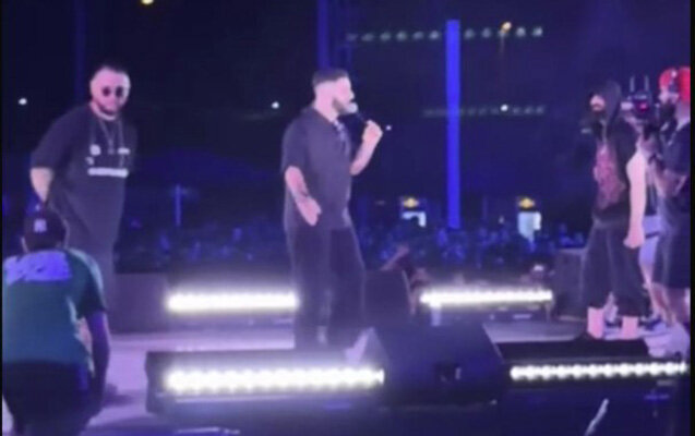 Bulvardakı konsertdə söyüş söyən reper saxlanıldı