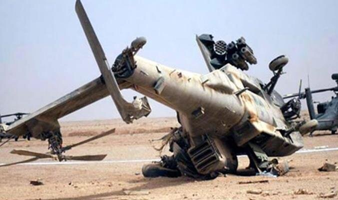 Almaniyada hərbi helikopter qəzaya uğradı
