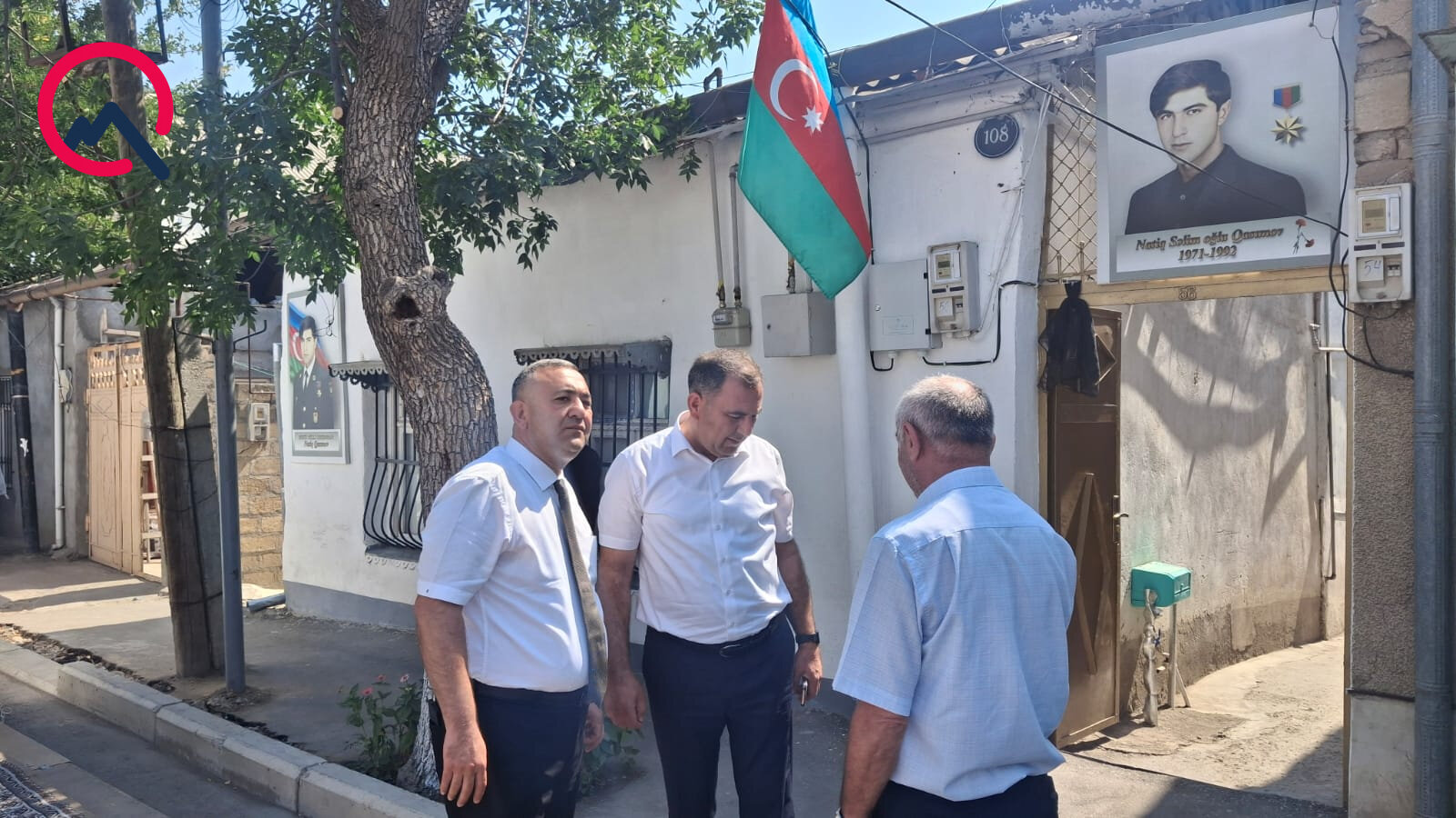 Natiq Qasımovun anası ilə vida mərasimi keçirilir