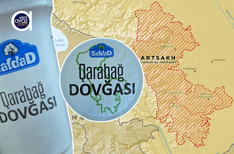 “Qarabağ” dovğasının üzərinə seperatçıların xəritəsi yerləşdirilib?