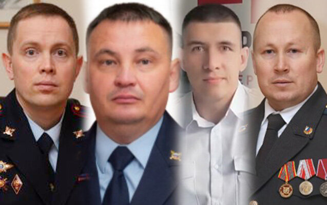 Səfərov qardaşlarının qətlində əli olduğu deyilən rus polislərin - Fotoları