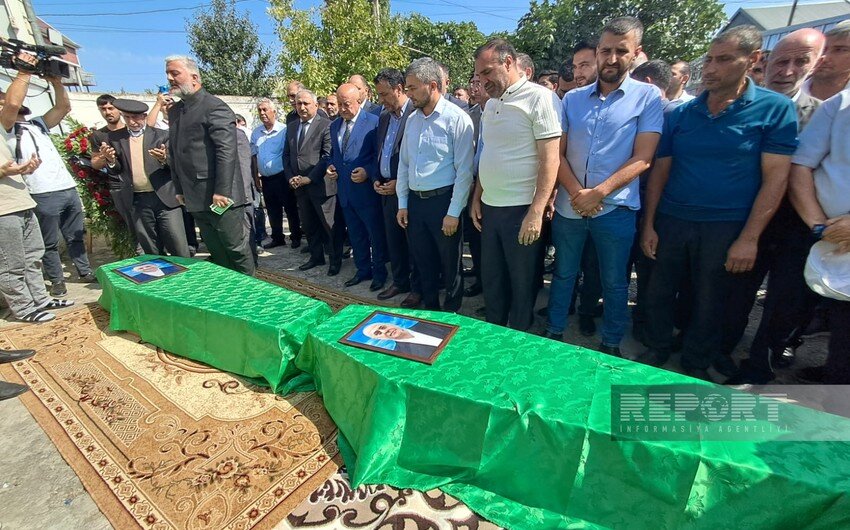 Ziyəddin və Hüseyn Səfərovlar dəfn edildi