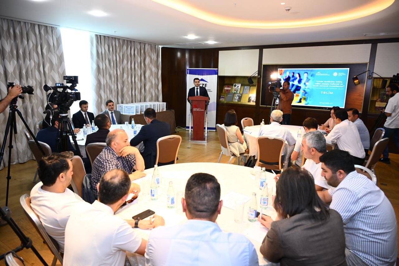 İpoteka və Kredit Zəmanət Fondunun və Medianın İnkişafı Agentliyinin birgə təşkilatçılığı ilə media nümayəndələri üçün təlim keçilib