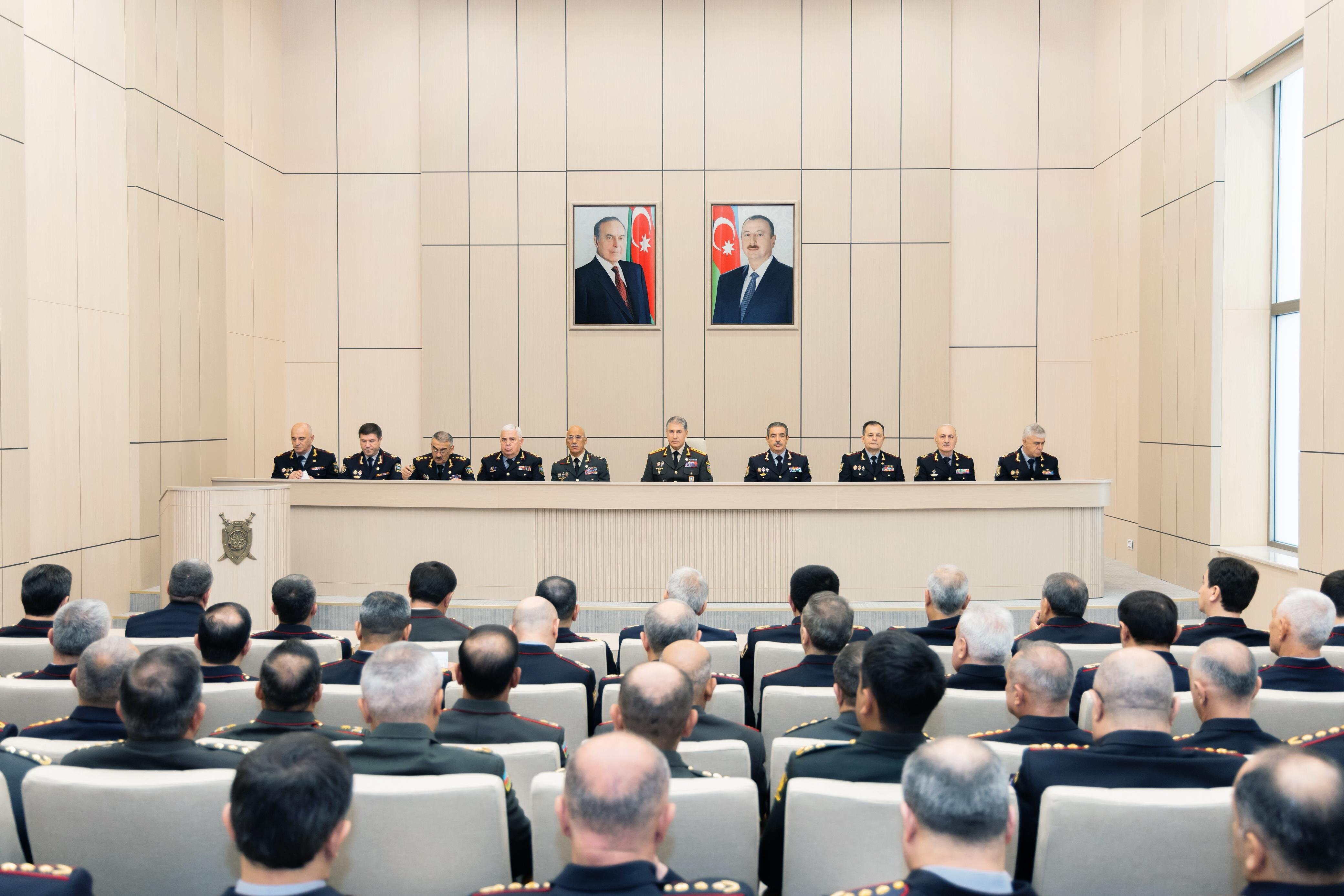 Daxili İşlər Nazirliyində 6 ayın yekunları müzakirə olunub