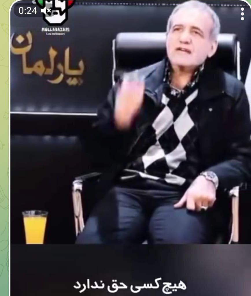 Pezeşkiyanın azərbaycanlı olması ilə fəxr etdiyini dediyi görüntülər yayıldı-VİDEO
