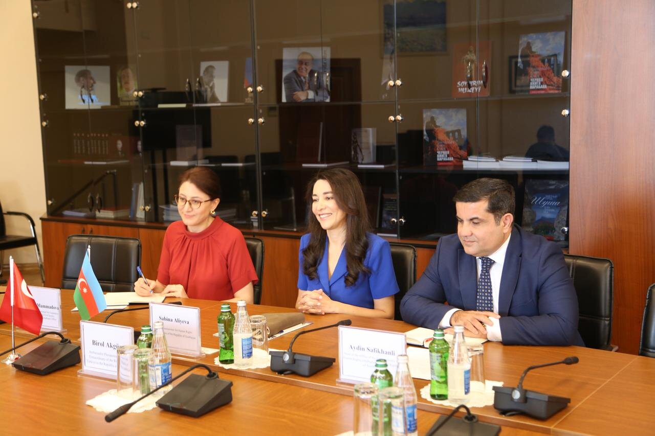 Ombudsman Səbinə Əliyeva Türkiyənin ölkəmizdəki səfirini qəbul edib