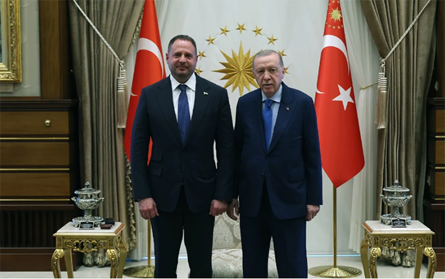 Ərdoğan Yermakı qəbul etdi