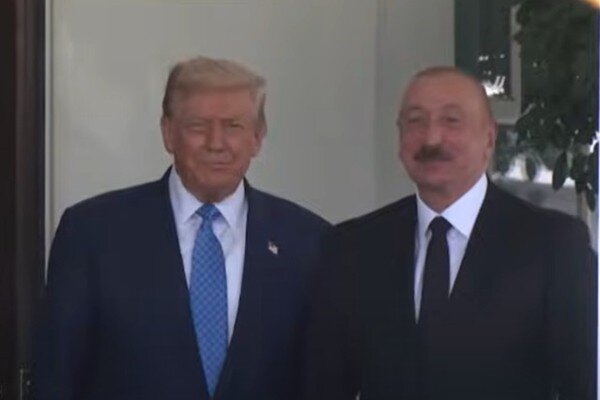 Donald Trampla İlham Əliyevin görüşü başladı - CANLI