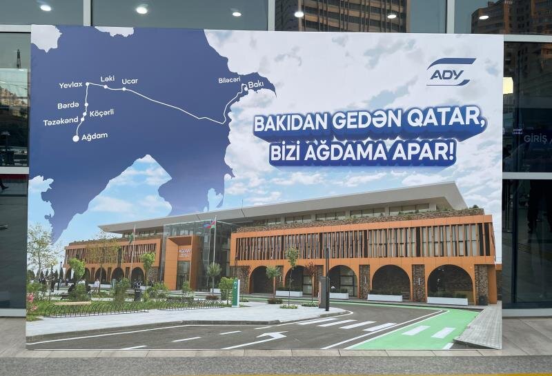 32 ildən sonra Bakıdan Ağdama qatar getdi