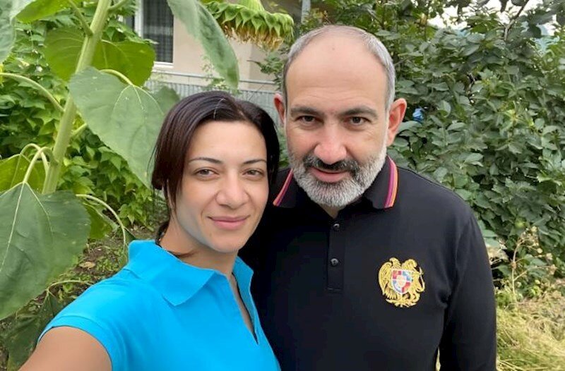 Paşinyan və xanımının maraqlı məşğuliyyəti...
