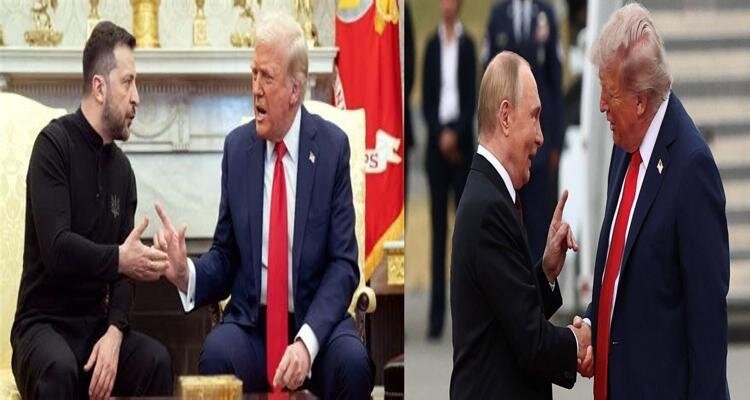 Trampın Putini və Zelenskini qarşılama tərzi müqayisə olundu