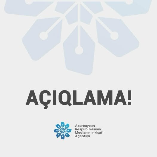 MEDİA -nin daha bir açıqlaması