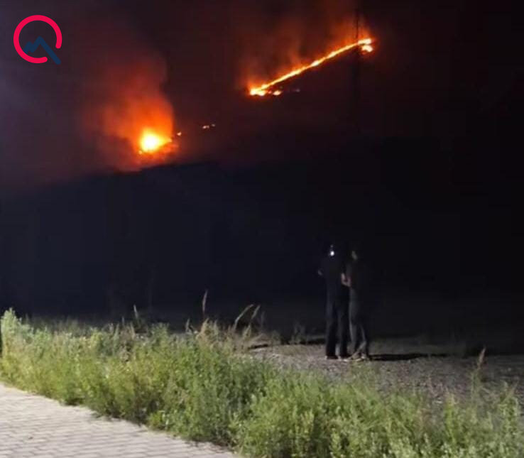 Suqovuşanda meşədə yanğın başlayıb