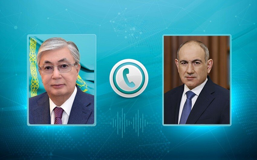 Tokayev və Paşinyan Azərbaycanla Ermənistan arasında sülh bəyannaməsini müzakirə ediblər