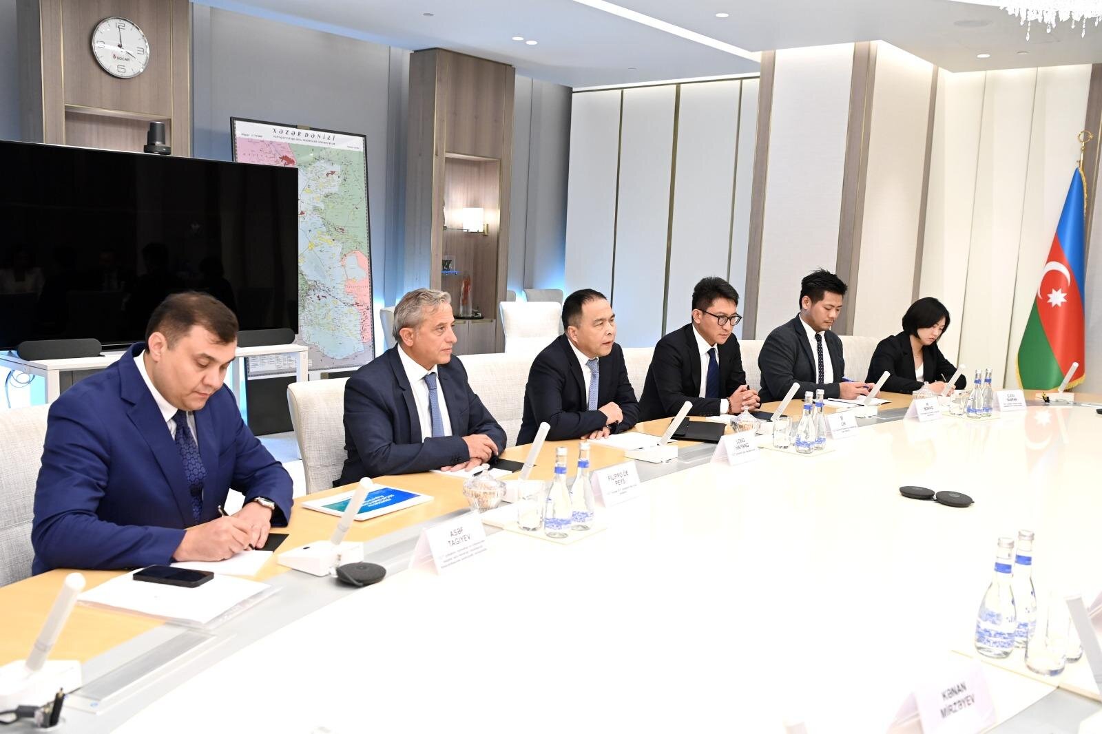 SOCAR və Çinin CC7 şirkəti neft və neft kimyası sahəsində əməkdaşlıq perspektivlərini müzakirə ediblər