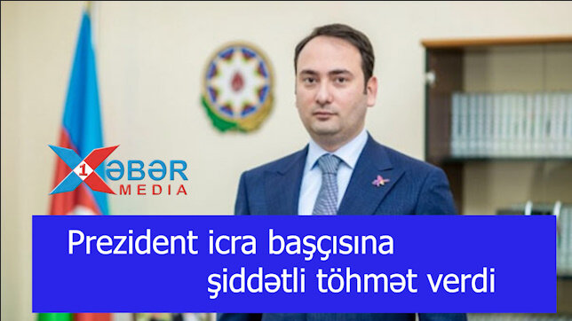 Prezident icra başçısını CƏZALANDIRDI-VİDEO