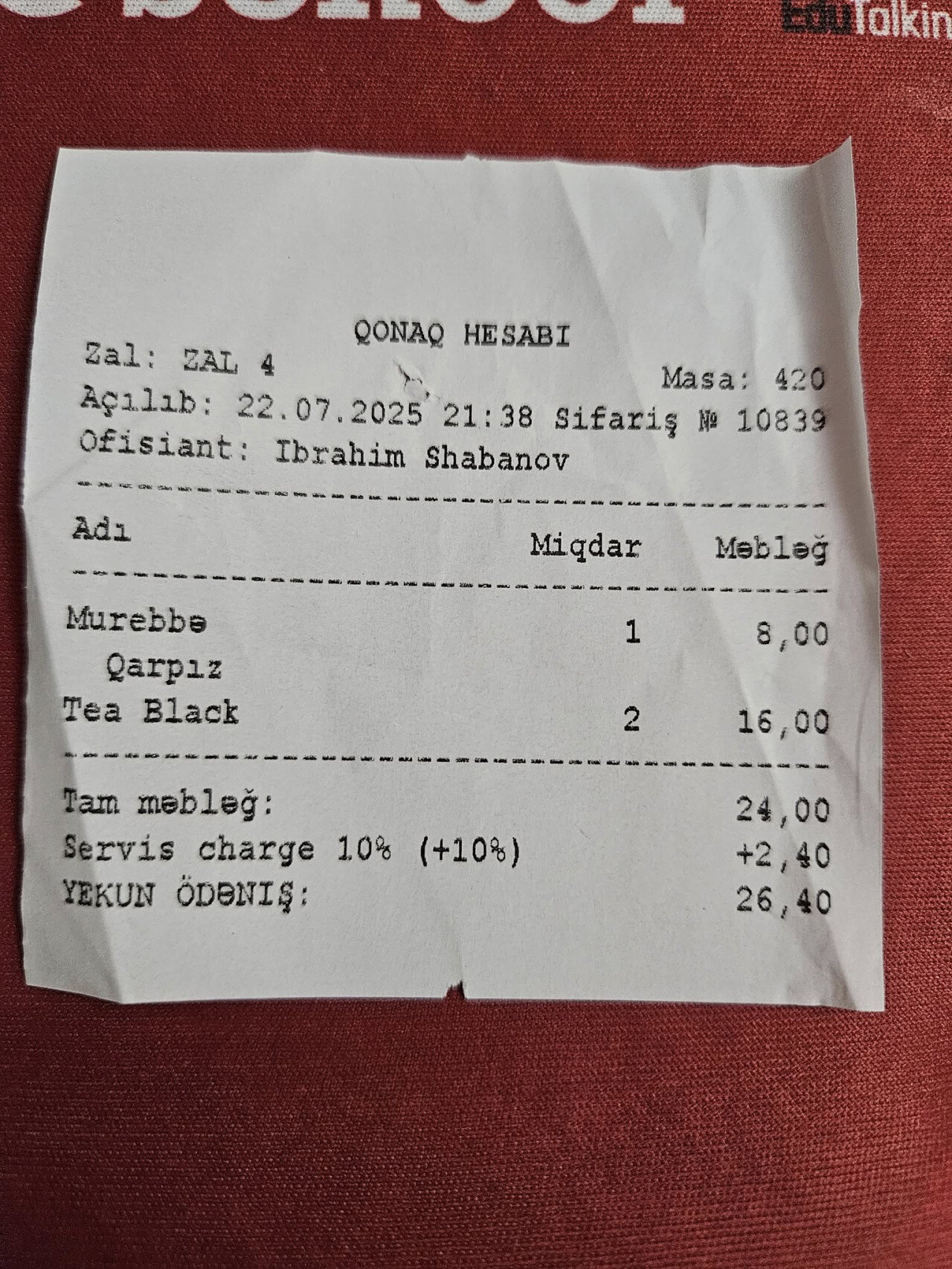 26 manat 40 qəpiyə çay...Cibimizi kim "soyur"?