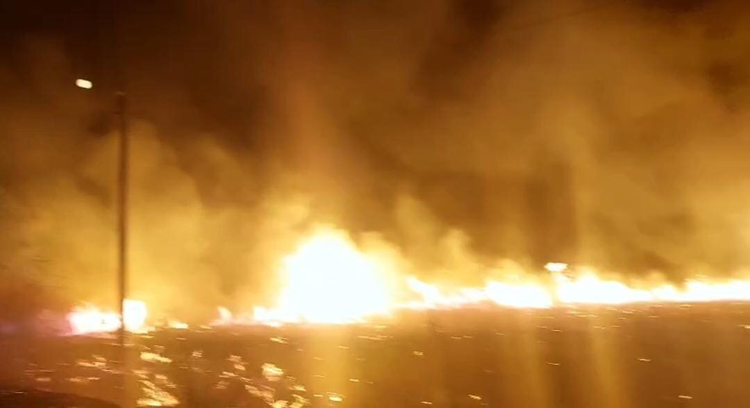 Ağdamda yenidən yanğın başlayıb