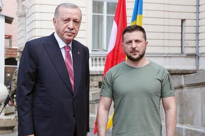 Zelenski Ərdoğanla səfirliyimizin vurulmasını müzakirə etdi