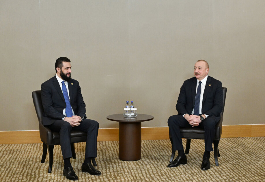 Əliyev Şara ilə görüşdündən danışdı