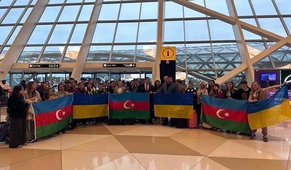 Ukraynalı uşaqların daha bir qrupu Azərbaycana yola düşdü