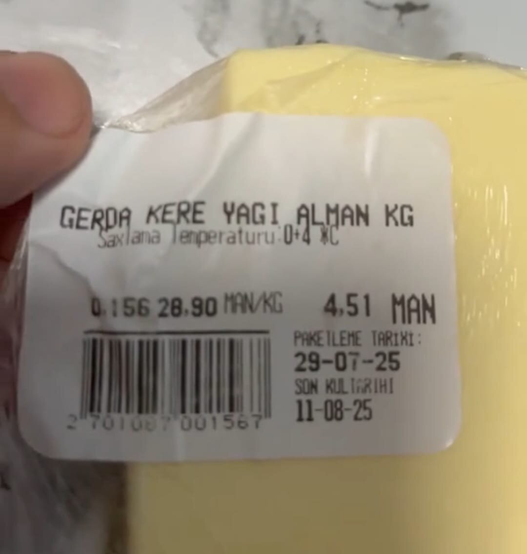 "Qızıl" qiymətinə satılan kərə yağları...