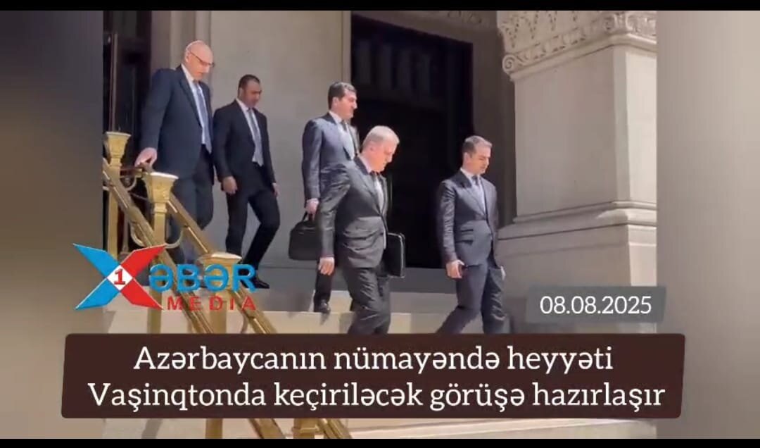 Azərbaycanın nümayəndə heyyəti Ağ Evə yola düşdü-VİDEO
