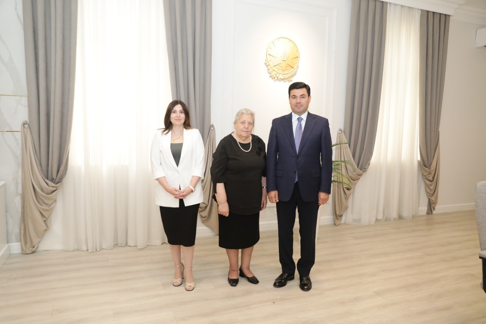 Xaçmazda Sürəyya Əmirova Fəxri Fərmanla təltif edilib (FOTO)