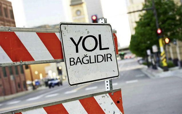 Sürücülərin nəzərinə:Bu yol bağlanır