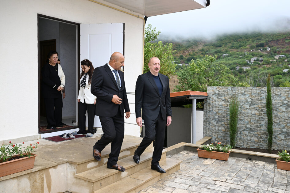İlham Əliyev Sos kəndində