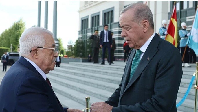 Ərdoğan Mahmud Abbasla görüşdü