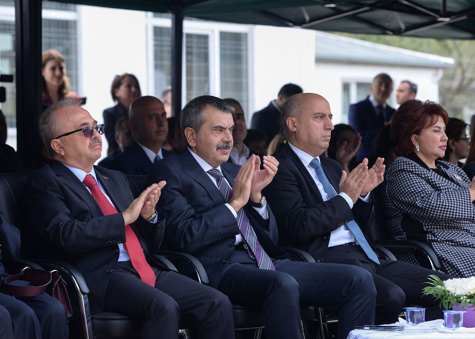 Nazirlər Bakı Türk Anadolu Liseyinin yeni binasının açılışında