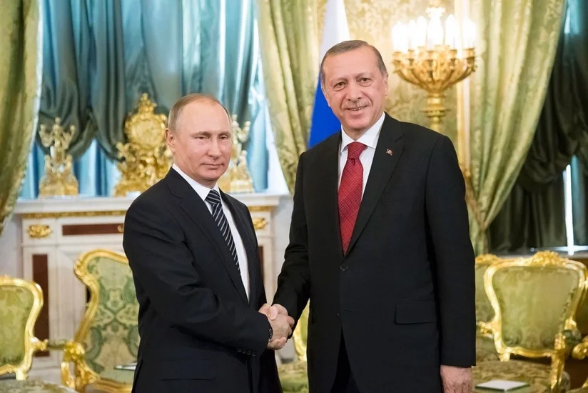 Putin və Ərdoğan görüşünün ilk görüntüləri-VİDEO