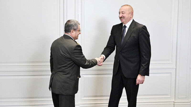 Prezident Selçuk Bayraktaroğlunu qəbul etdi (FOTO)