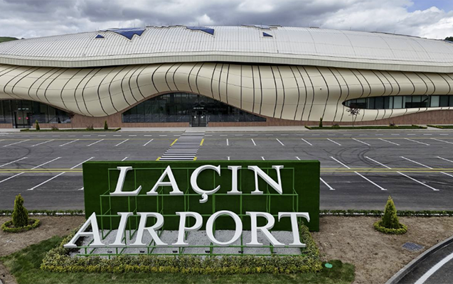 Laçın aeroportunda buraxılış məntəqəsi yaradıldı