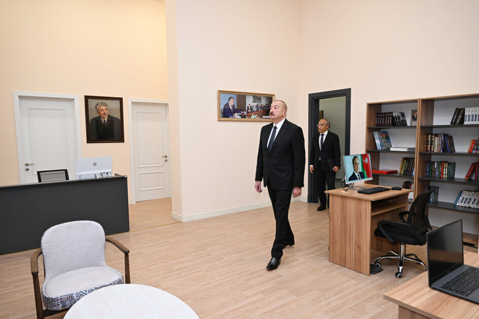 Prezident Bakıda açılışda
