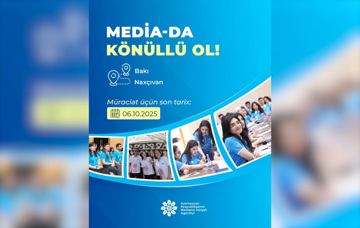 “MEDİA könüllüləri” Proqramına yenidən qeydiyyat başladı