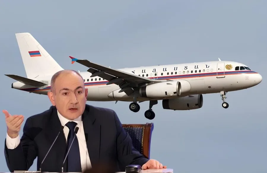 Paşinyanın təyyarəsi Azərbaycanın hava məkanına daxil olarkən…
