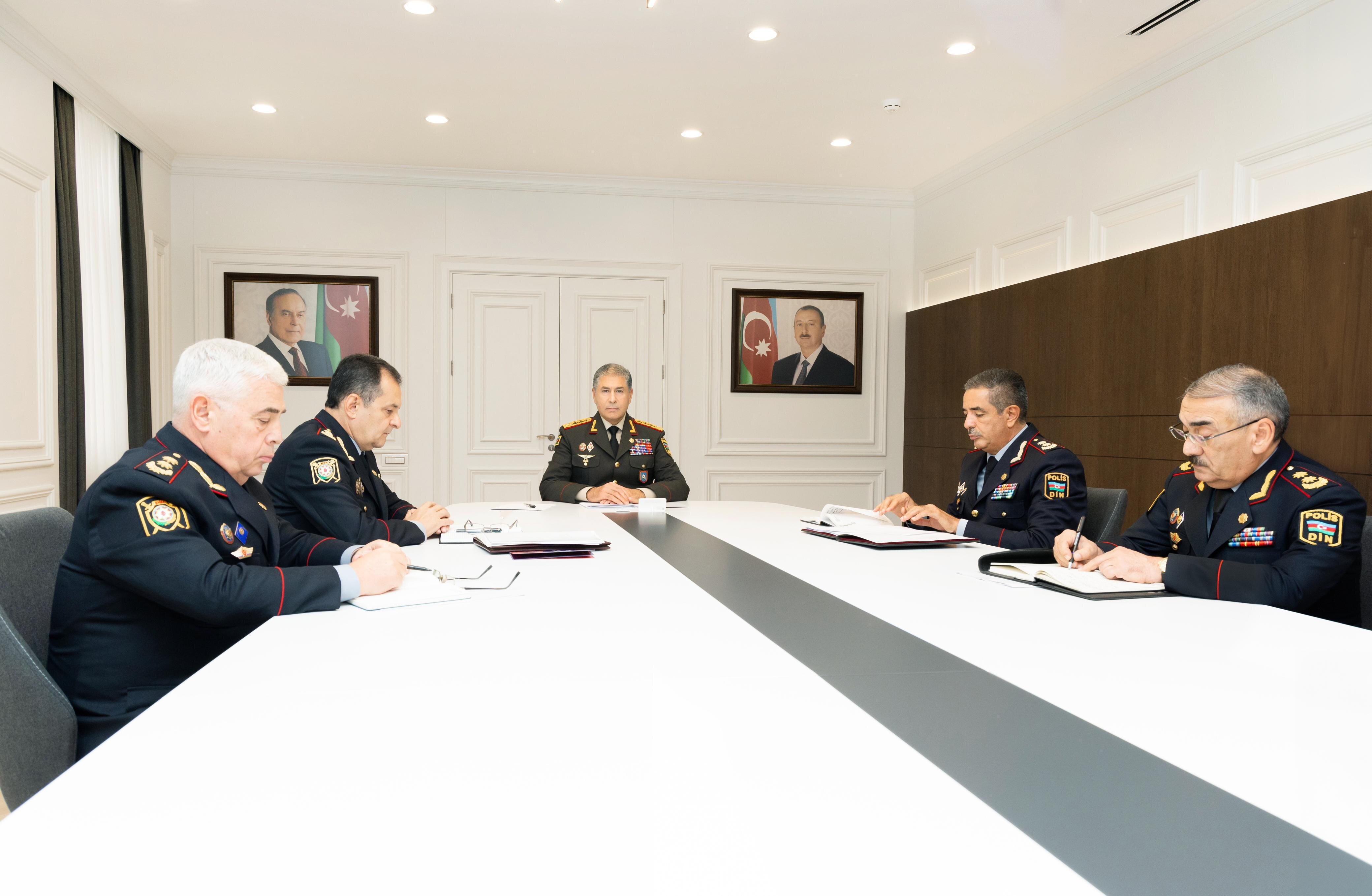 Daxili İşlər Nazirliyində əməliyyat müşavirəsi keçirilib