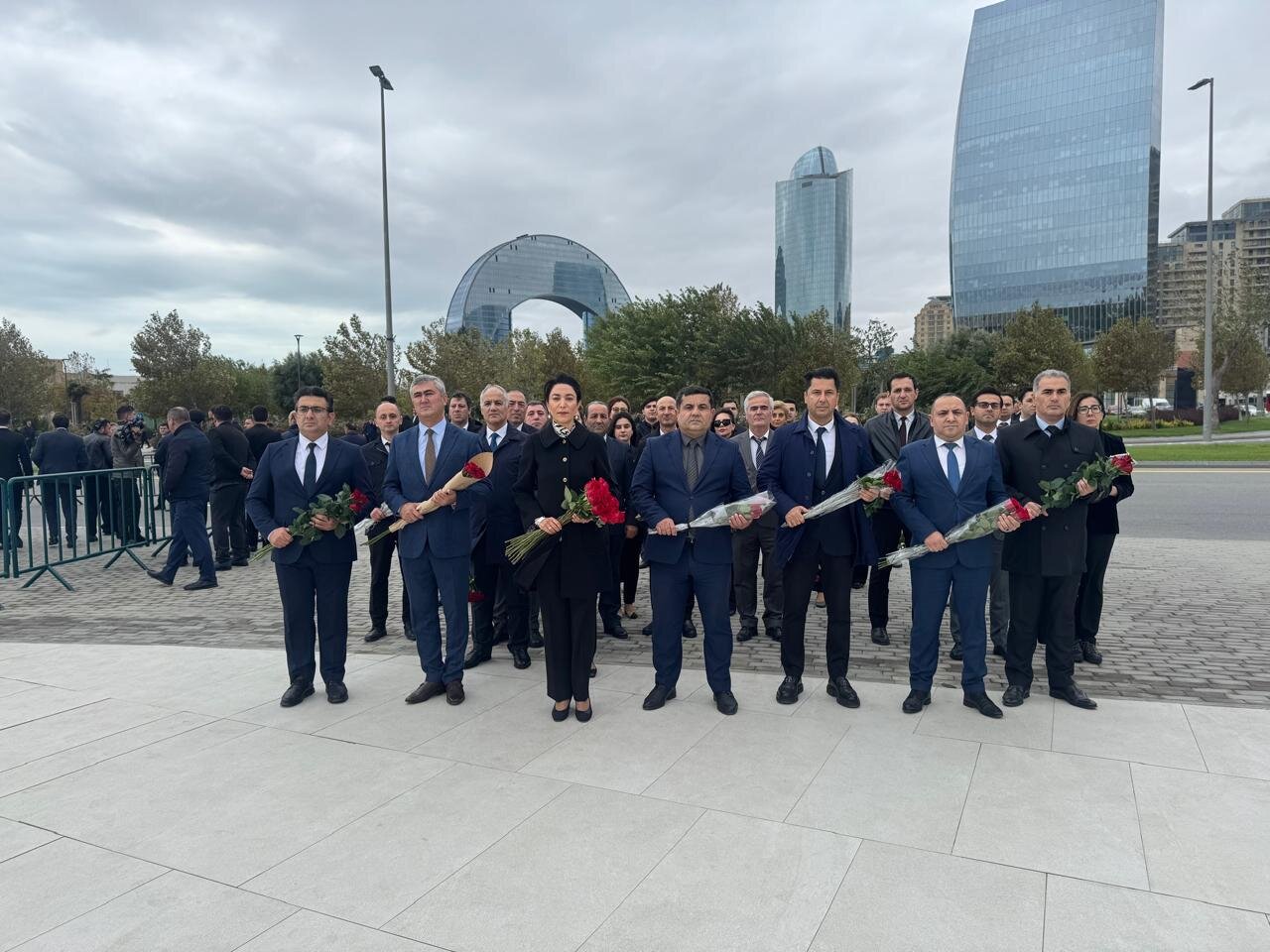 Səbinə Əliyeva Zəfər Parkında