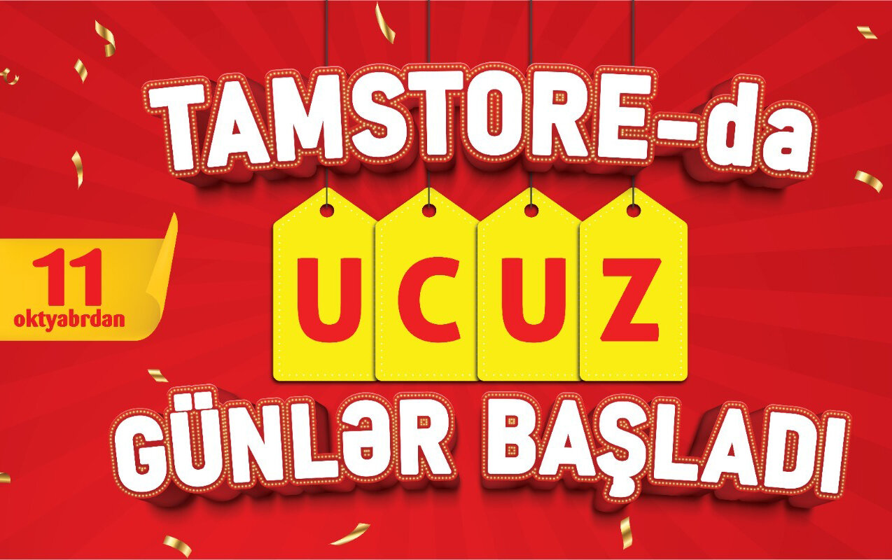 “Tamstore” da ucuzluq- Siyahı